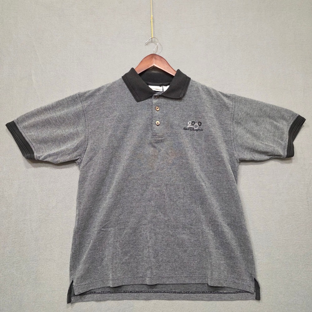 Walt Disney World‎ Mens Gray Short Sleeve Pullover Polo Shirt Size Medium